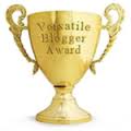 Yet another Nomination this week!! The Versatile Blogger Award!