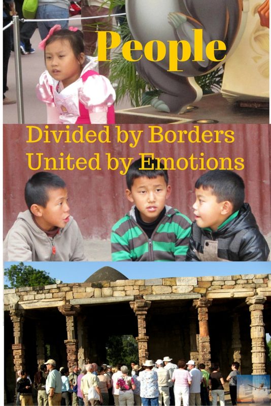 A traveller's realization: People are divided by borders but united by emotions