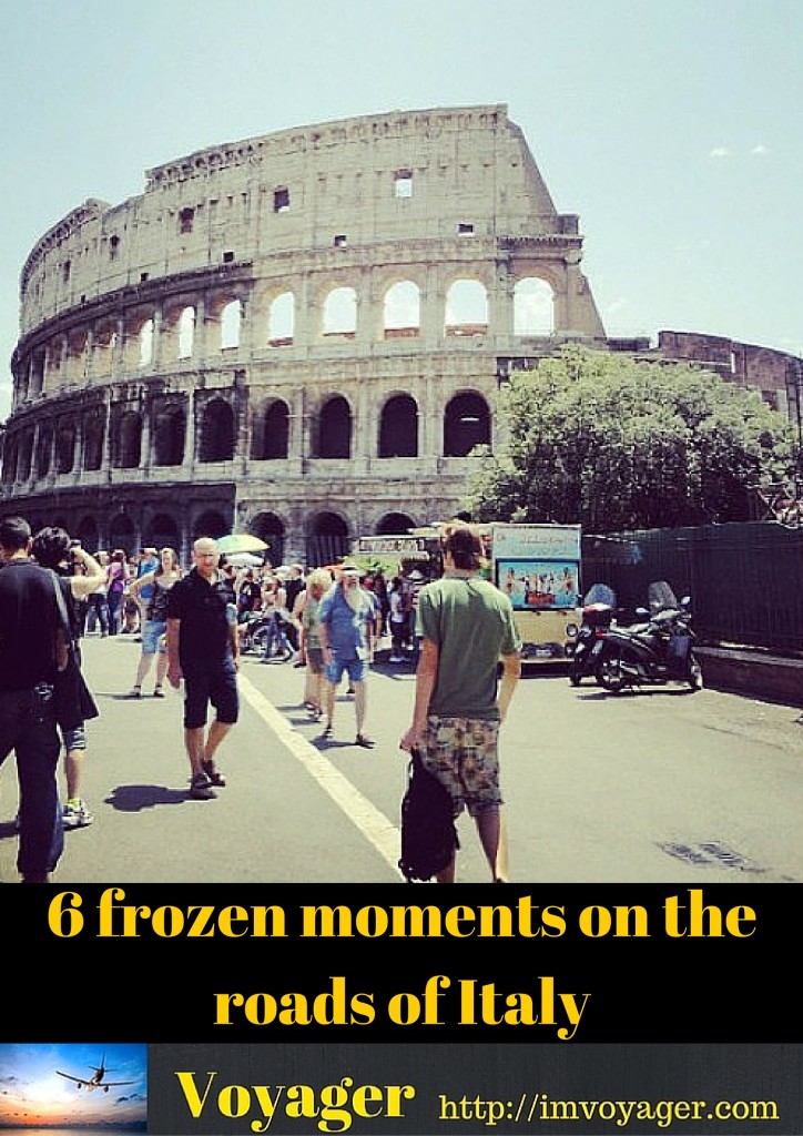 6 frozen moments on the roads of Italy