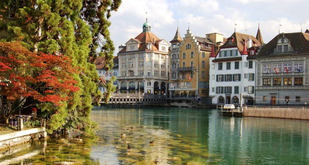 A magical morning walk in misty Lucerne