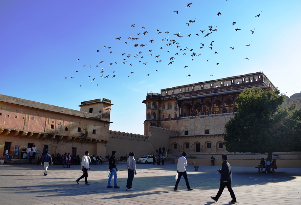 Sheesh Mahal at Amer Fort, Jaipur