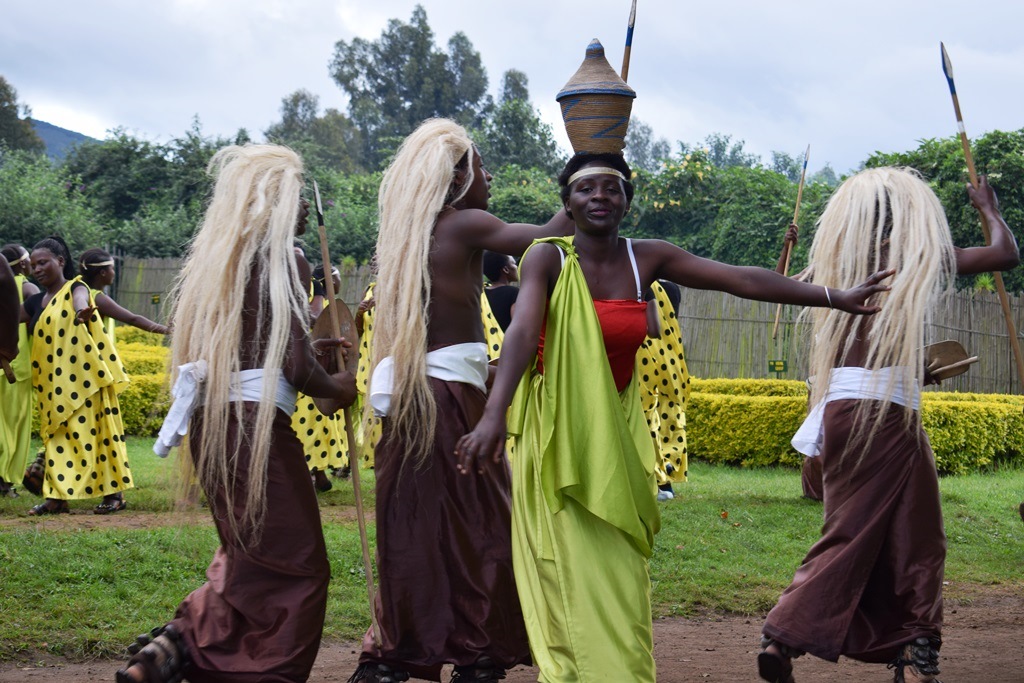 Afrcan Dancers at Volcanoes National Park, Rwanda