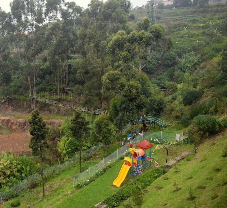 View of the play area, activities etc.