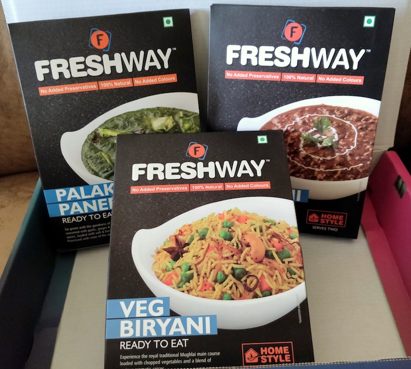 Freshway Ready To Eat Food - A Vegetarian Traveler's Delight