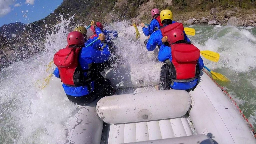 River rafting in Rishikesh