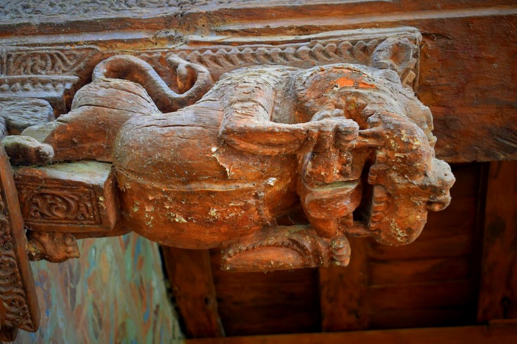 Decorative wooden Bracket At Alchi Monastery
