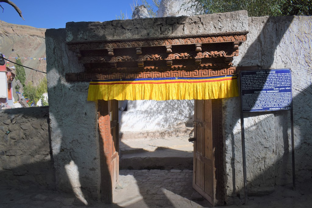 Entrance To The Alchi Monastery