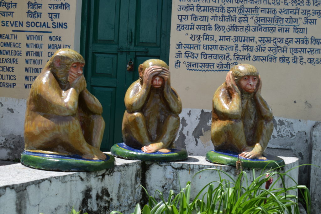 Gandhijis Three Monkeys