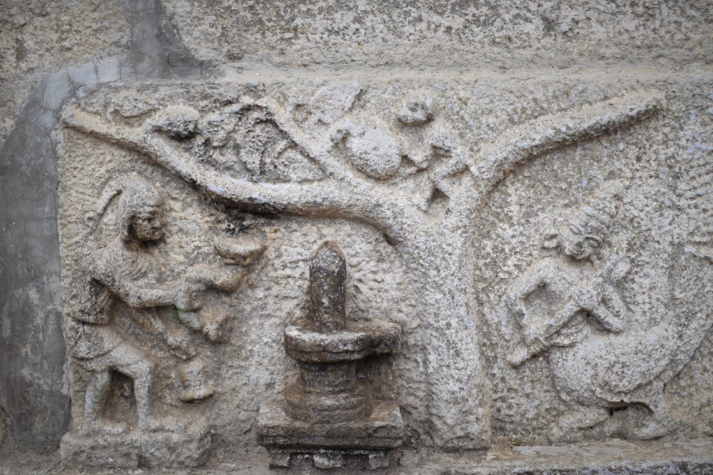Carving in Poombarai Temple - Poombarai Murugan Temple