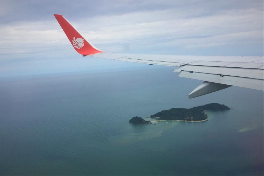 Aerial View of Kota Kinabalu Islands