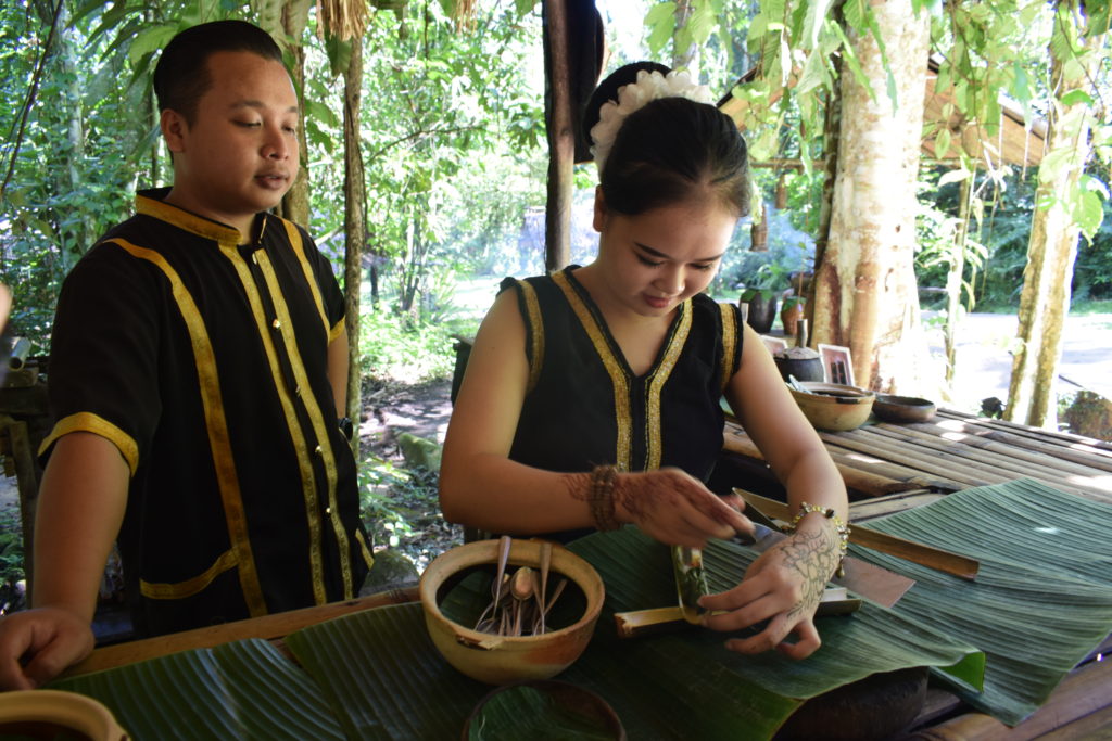 Traditional cooking of Dusun Tribe