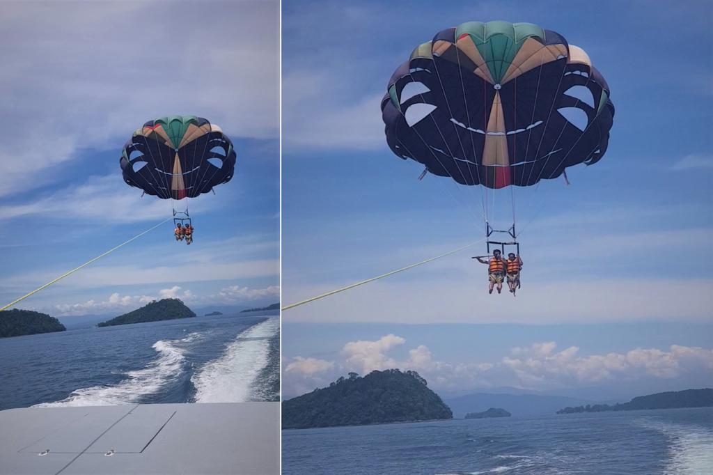 Parasailing Off Sapi Island- Things to do in Kota Kinabalu