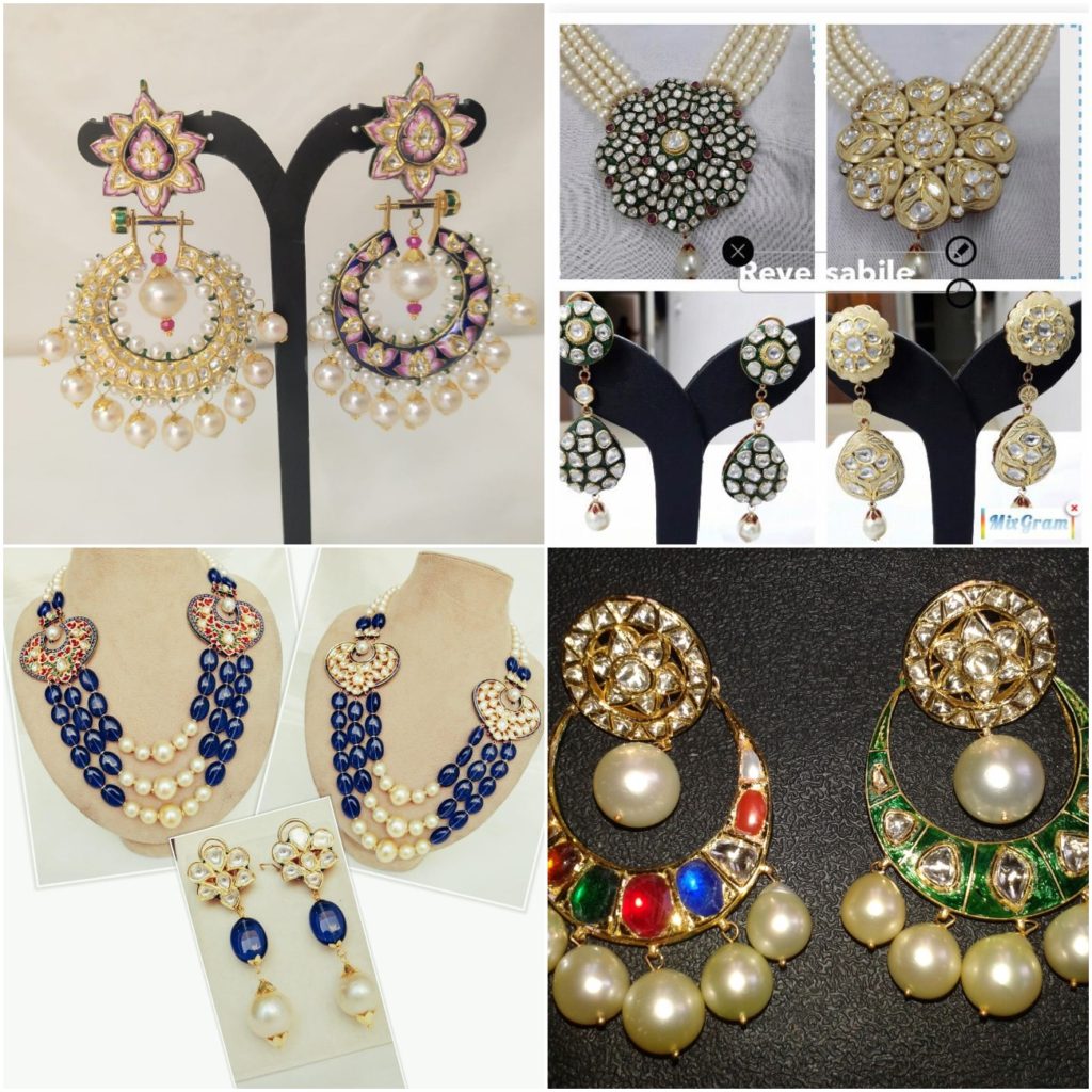 Reversible jewelry designed by Mrs.Anju Rampuria