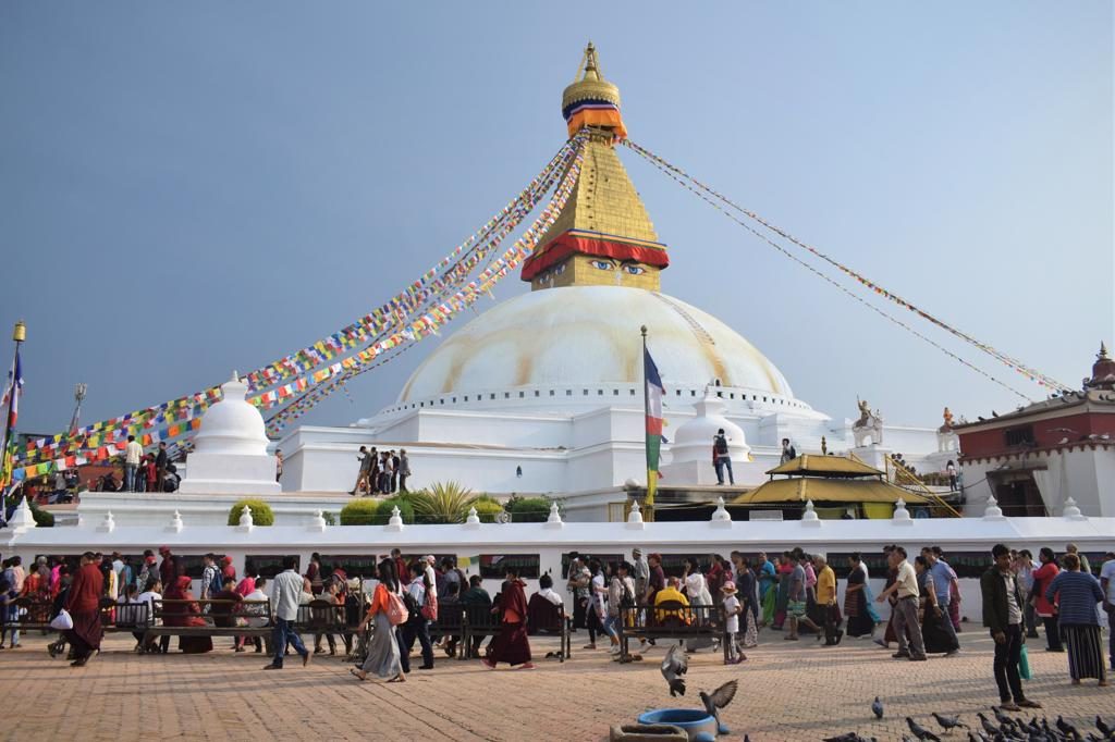 Postcard From Nepal - Boudhanath Stupa