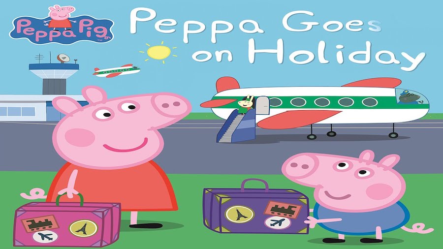 Travel Stories for Kids - Peppa Pig Goes On Holiday