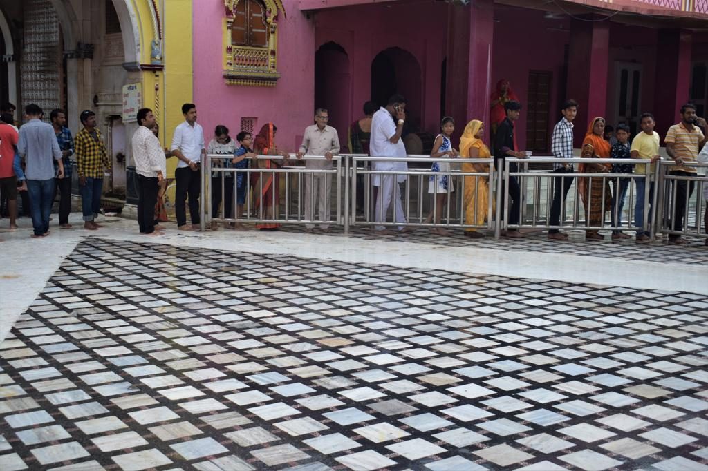 Queue Inside Karni Mata Temple