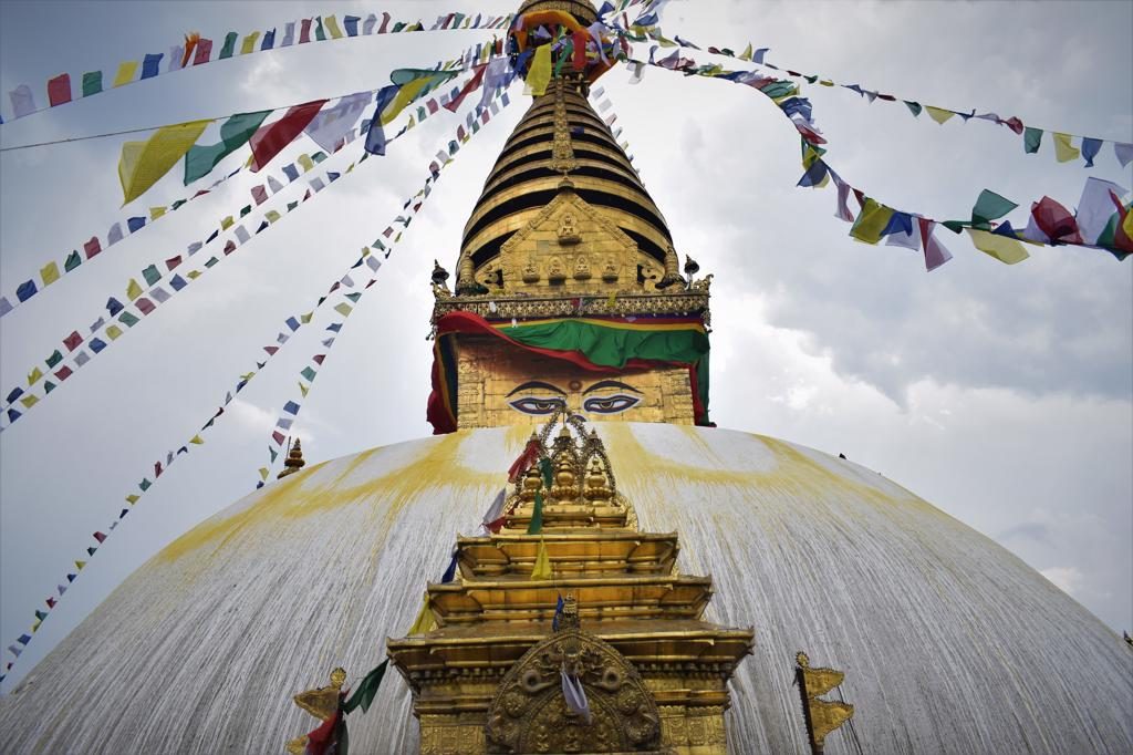 Postcard From Nepal - Swayambhunath in Kathmandu
