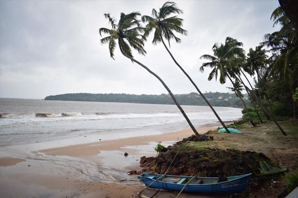Bambolim beach in Goa