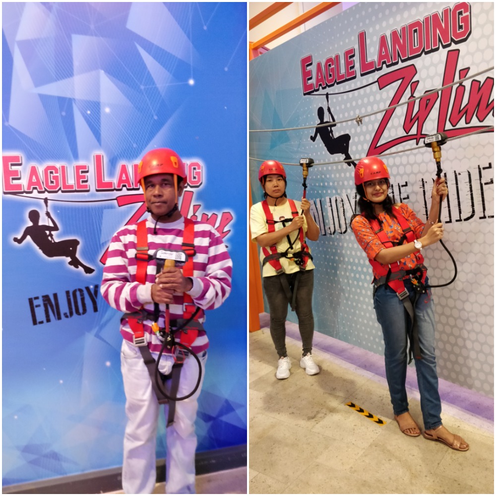 Ziplining in Resorts World Genting