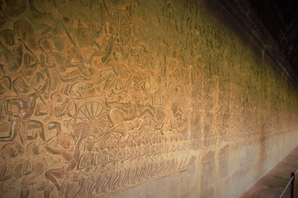 Bas Relief a Angkor Wat