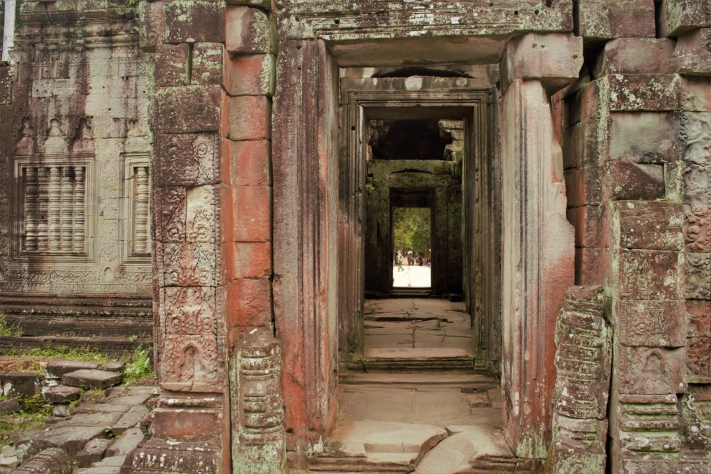 Corridors of Preah Khan Cambodia