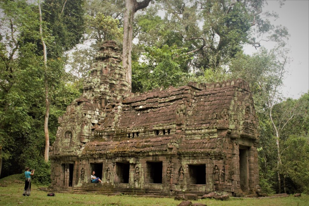 House of Fire In Preah Khan Complex