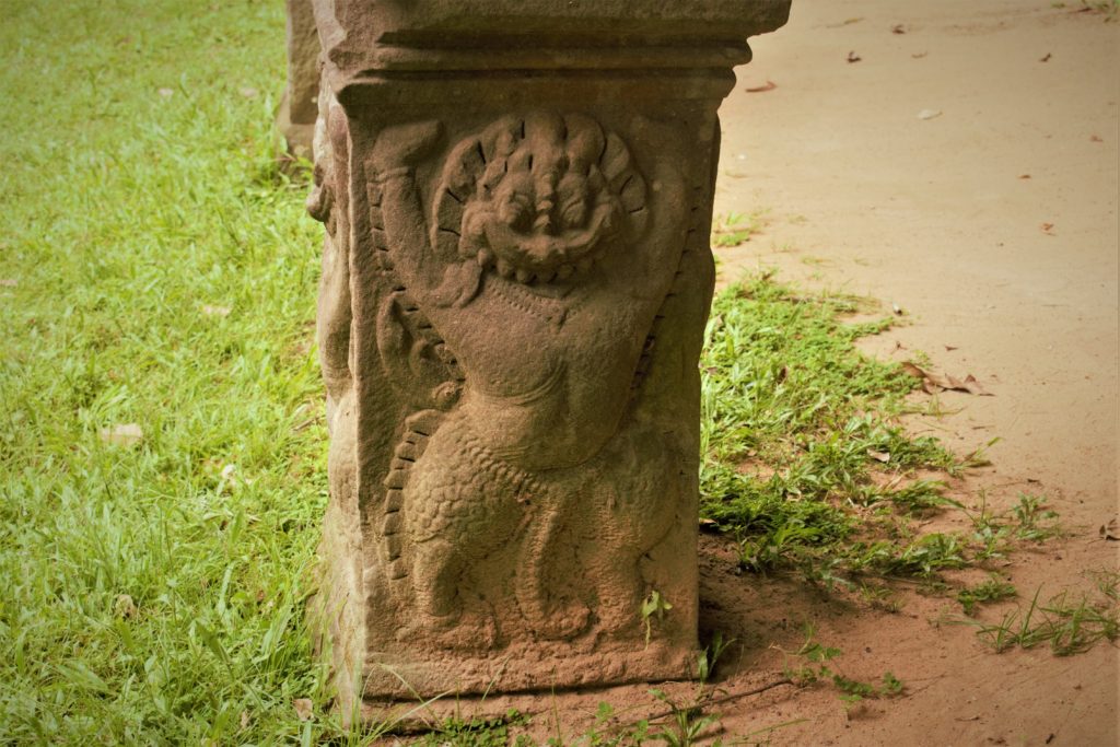 Garuda on Pillars of Pathway