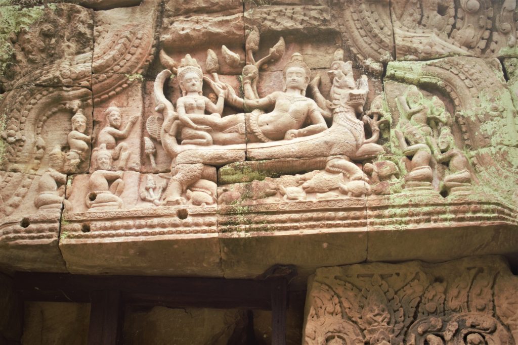 Lintel carving at Preah Khan