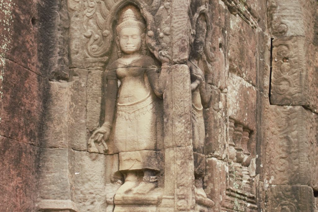 Bas Relief on Outer Wall of Preah Khan