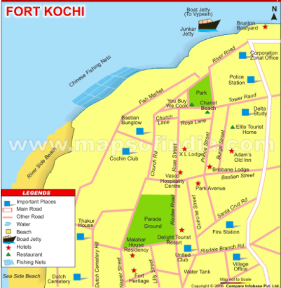 Fort Kochi Map