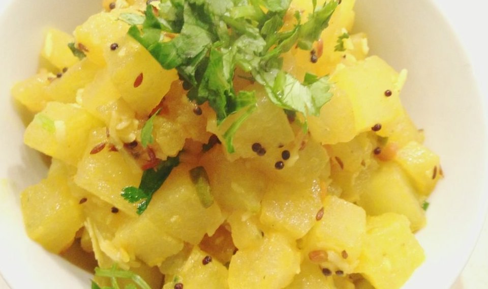 Best Onam Recipes - Kerala Onam Sadya Recipes - Ash Gourd Thoran 