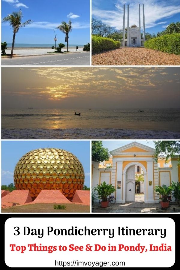 Pondicherry Itinerary
