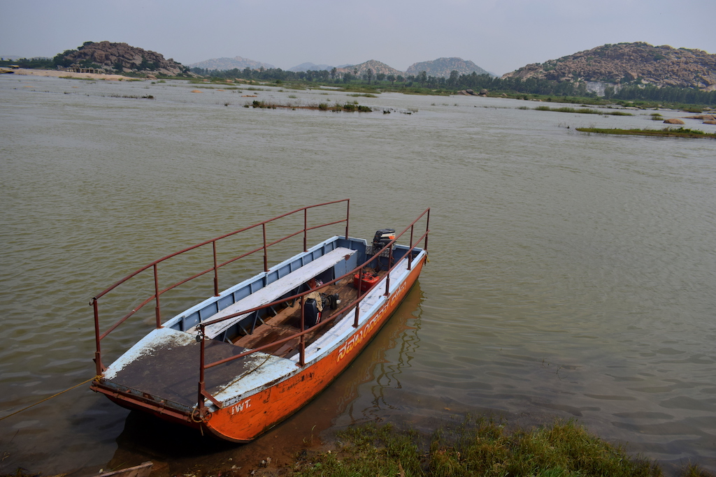 Boat at Tungabhadra River