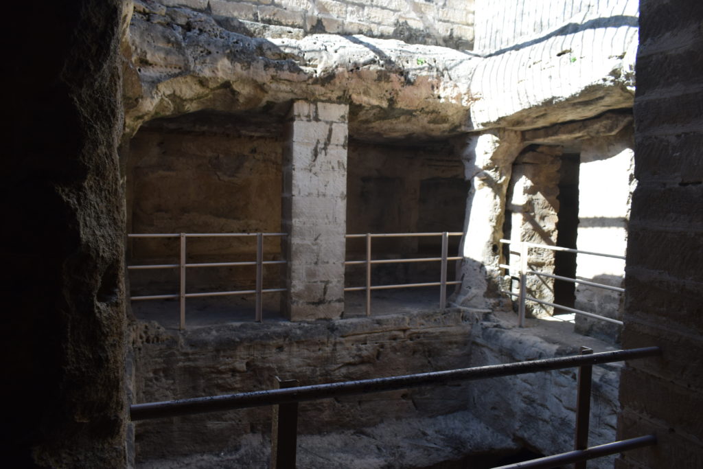 Upper chamber of Buddhist Caves