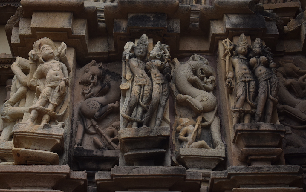 Sculptures at Duladeo Temple Khajuraho