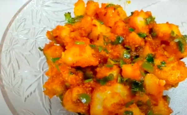 Recipes Without Salt For Fast - Farali Aloo Sabji Without Salt