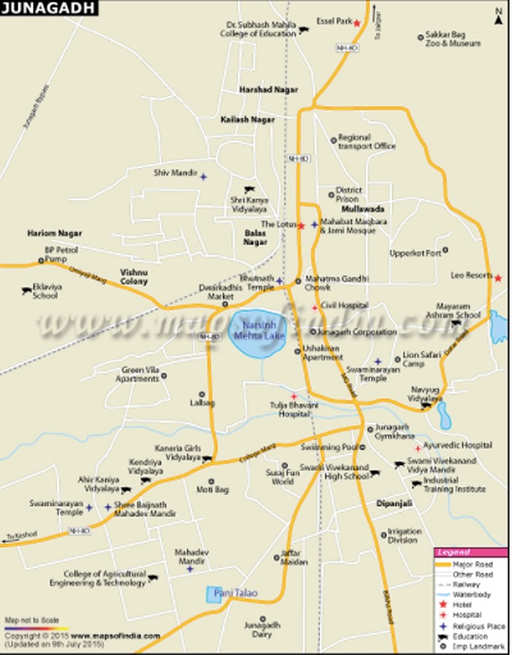 Junagadh City Map