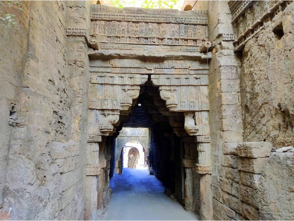 Junagadh Gujarat - Toran Gate that is the entrance of Uparkot Fort