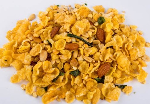 Diwali Snacks Recipes - Cornflakes Mixture