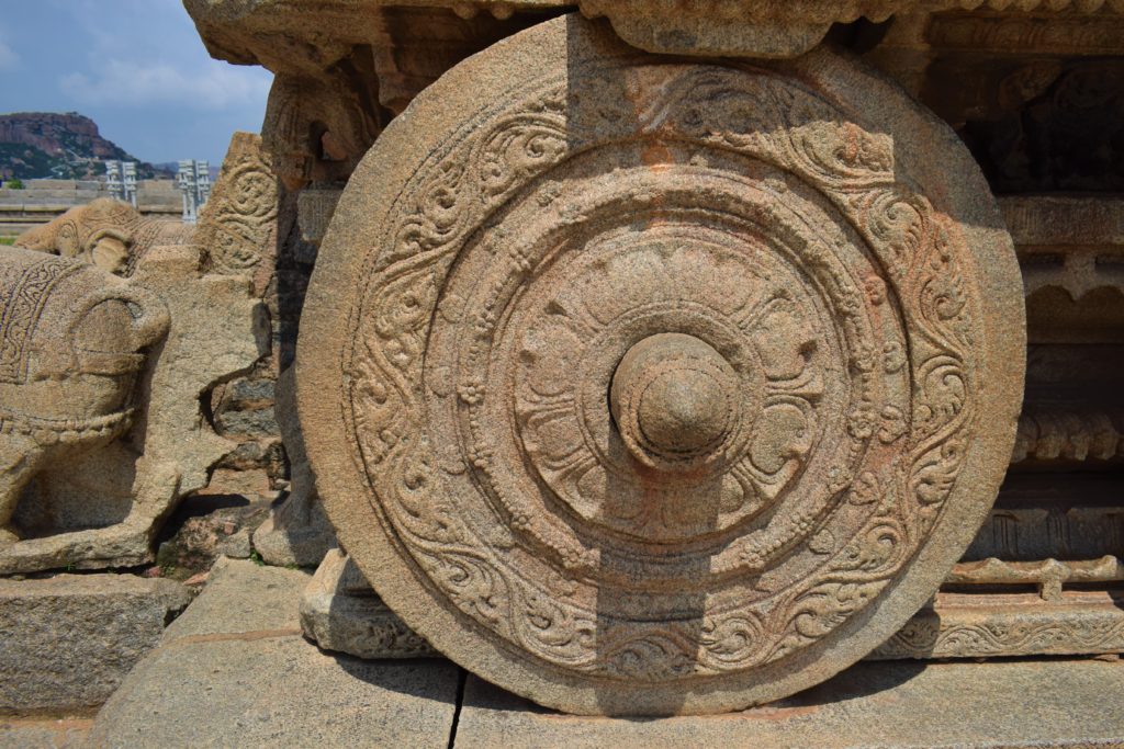 Stone Chariot Wheel-Vijaya Vittala Temple