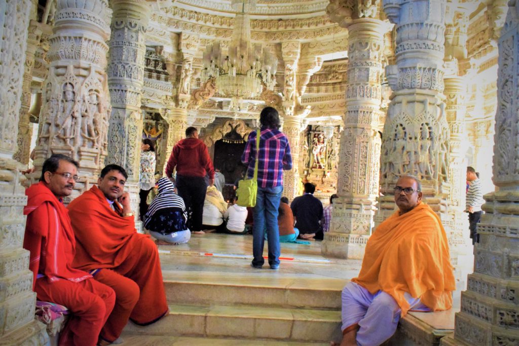 Inside Ranakpur Jain Temple