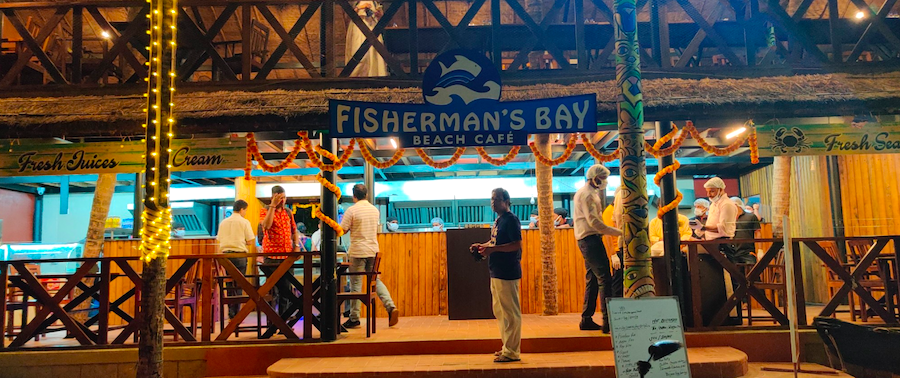 Fisherman's Bay Beach Cafe, Malpe