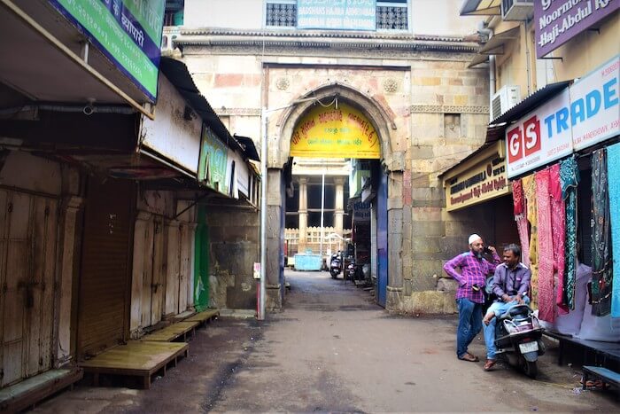 Entrance of Badshah No Hajiro, Jama Masjid, Ahmedabad - Heritage Walk Ahmedabad