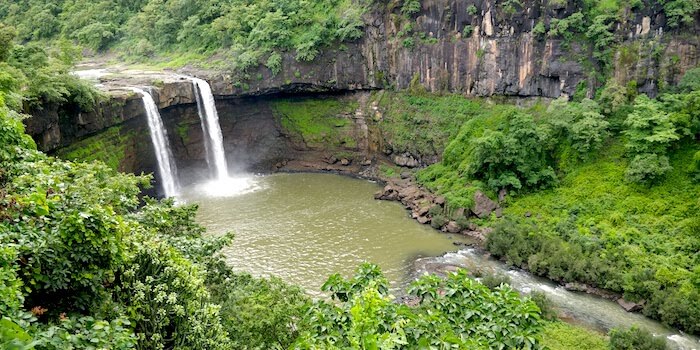 Girmal Falls near Saputara in Dang District, Gujarat