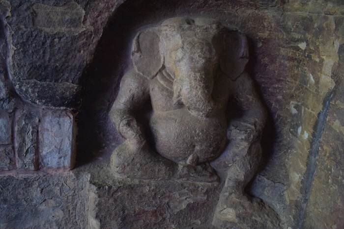 Ganesha Image at Udayagiri Caves