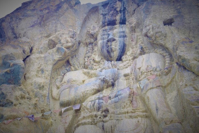 Maitreya Buddha statues in Kargil
