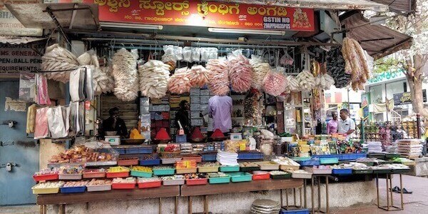 A shop in Gandhi Bazaar Bangalore