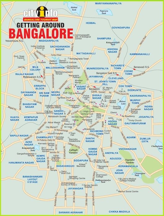 Bengaluru City Map