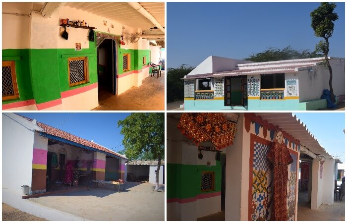 Houses at Gandhi Nu Gam Kutch Gujarat