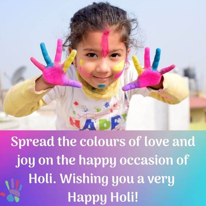Best Holi Wishes in English with image